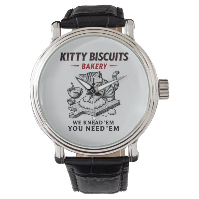 Bakeriet i kattunge-Biscuits Armbandsur (Framsida)