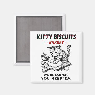 Bakeriet i kattunge-Biscuits Magnet