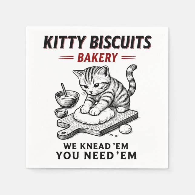 Bakeriet i kattunge-Biscuits Pappersservett (Framsidan)