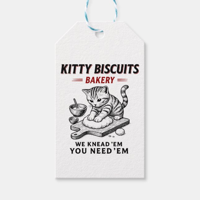 Bakeriet i kattunge-Biscuits Presentetikett (Framsidan)