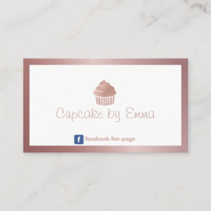 Bakeriet Ro Cupaka Modern Framed Minimal Visitkort