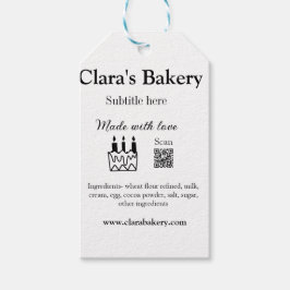 Bakerikakor tillsätter ingredienser som är gjorda presentetikett