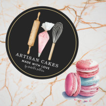 Bakerikonst Chef Baking Verktyg Black Labels