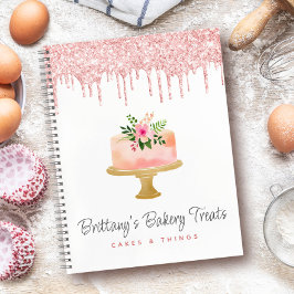 Bakerikummel  Rosa Glitter Drip Pastry Dessert