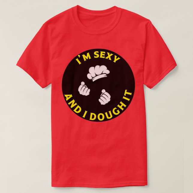 Bakers Apron Funny Cake Baker Gifts Bread Maker Gi T Shirt (Design framsida)