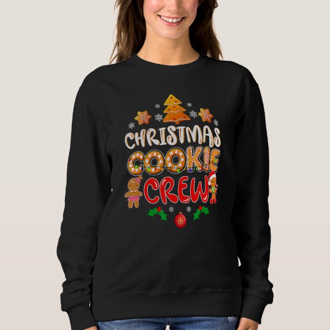 Bakers Christmas Cookie Crew Family Baking Team Ho T Shirt (Framsida)