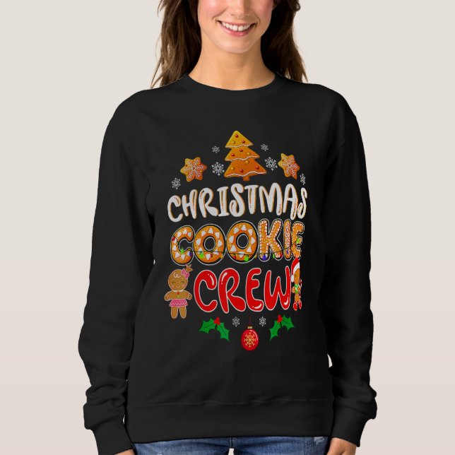 Bakers Christmas Cookie Crew Family Baking Team Ho T Shirt (Framsida)