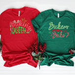 Bakers Gonna Bake Personlig Glitter Bling T Shirt<br><div class="desc">"Bakers Gonna Bake" söt diva personlig bakar t-shirt. Perfekt för all din helgdag bakning. Köp för alla i ditt bagningslag eller i din grupp.</div>