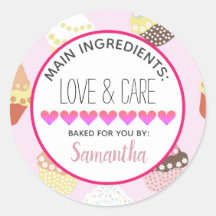 Bakers Huvudingredienser Kärlek & Omsorg Cupcakes