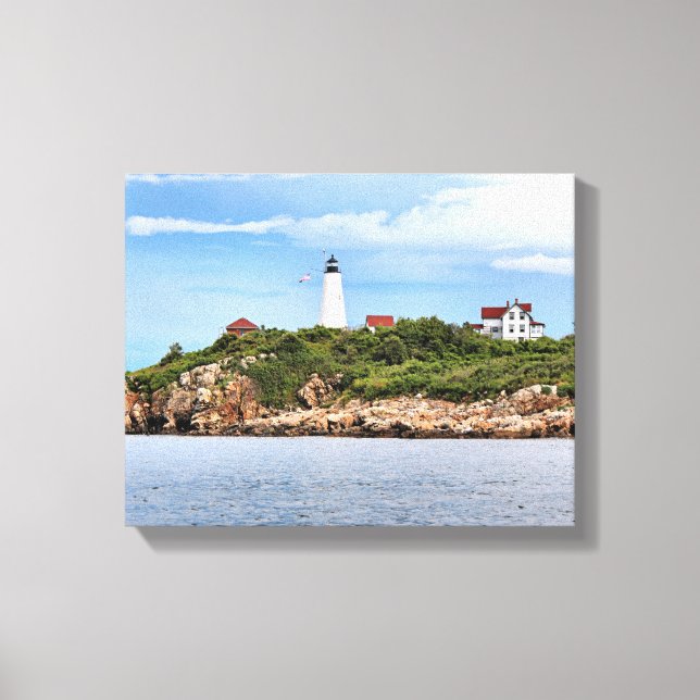 Bakers Island fyr MORSA Wrapped Canvas (Framsida)