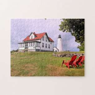 Bakers Island Lighthouse, Massachusetts MORSA Puzz Pussel