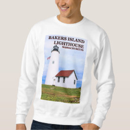 Bakers Island Lighthouse, Massachusetts Sweatshirt