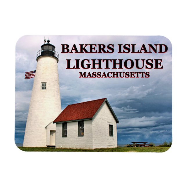 Bakers Island Lighthouse, MORSA Flexi Magnet (Horisontell)