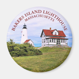 Bakers Island Lighthouse, MORSA Round Magnet