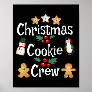 Bakers jul Cookie Crew Family Baking Team Ho Poster
