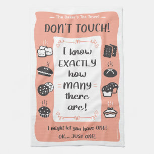 Bakers torngåva från Tea Towel (persikor) Kökshandduk