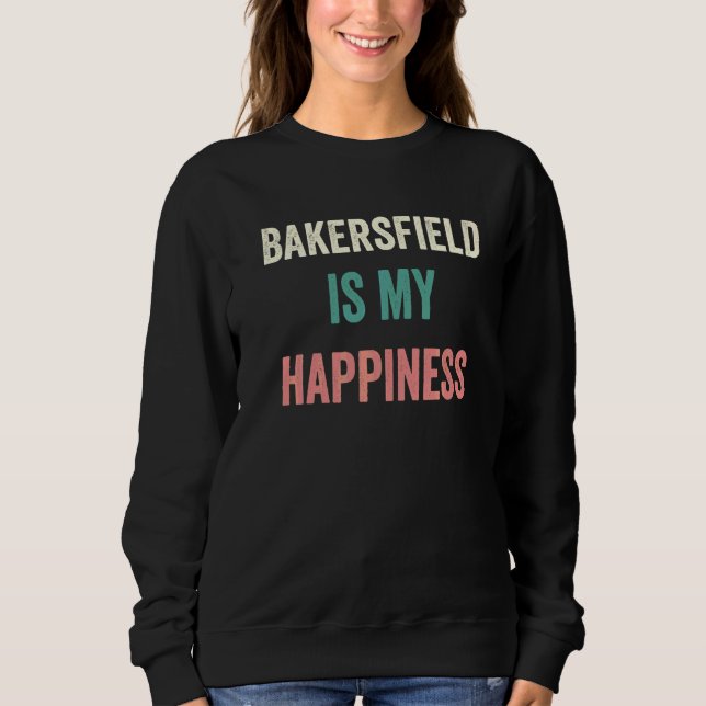 Bakersfield är min lycka   t shirt (Framsida)