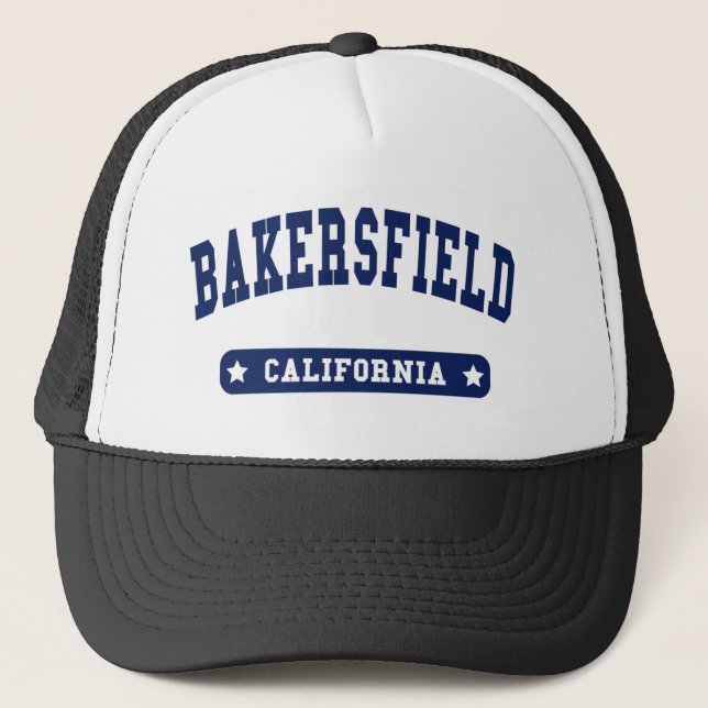 Bakersfield California College Stil t tröjor Truckerkeps (Framsida)