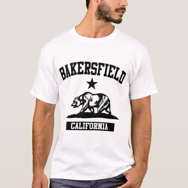 Bakersfield California T Shirt (Framsida)