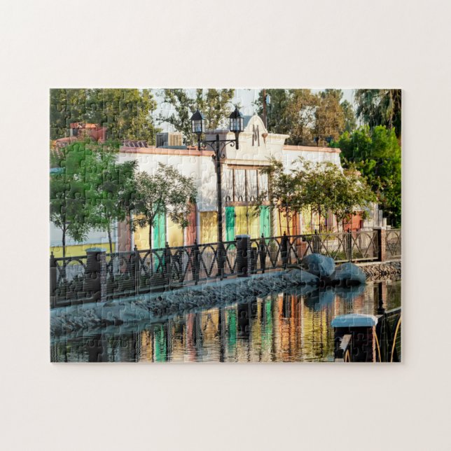 Bakersfield Canal Kalifornien. Pussel (Horisontell)