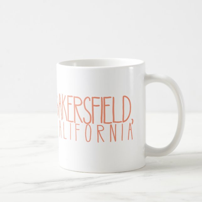 Bakersfield Kalifornien kärlekmugg Kaffemugg (Höger)