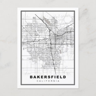 Bakersfield Karta Helg Vykort