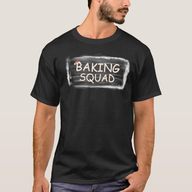Bakerska gryning av julbakverk - t shirt (Framsida)