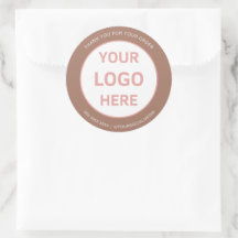 Bakery Anpassad logotyp Brun