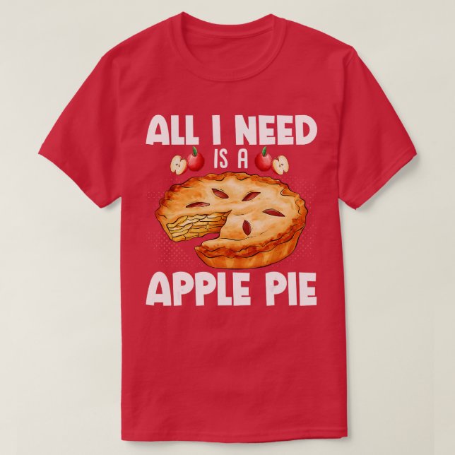 Bakery Apple Lover Apple Pie   9  T Shirt (Design framsida)