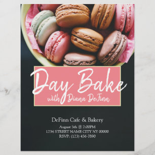 Bakery Bake Event Cafe Chef Reklamblad