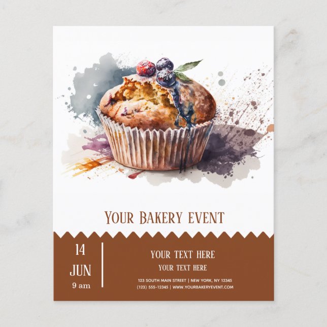 Bakery Bake flyer (Framsidan)