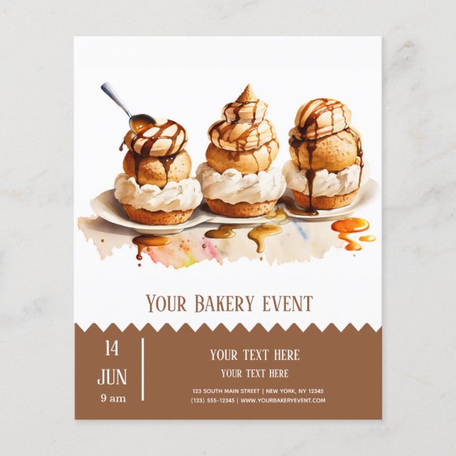 Bakery Bake flyer (Framsidan)