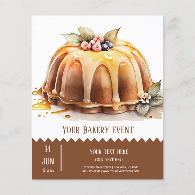 Bakery Bake flyer (Framsidan)
