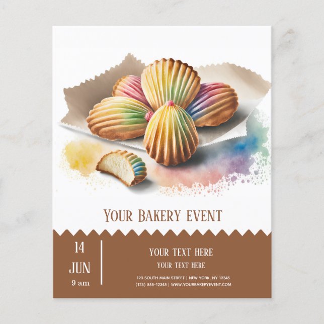 Bakery Bake flyer (Framsidan)