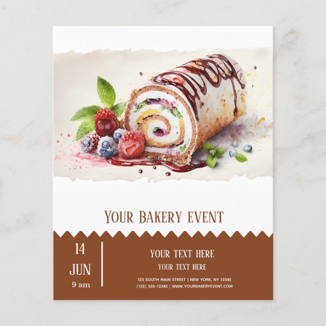 Bakery Bake flyer (Framsidan)