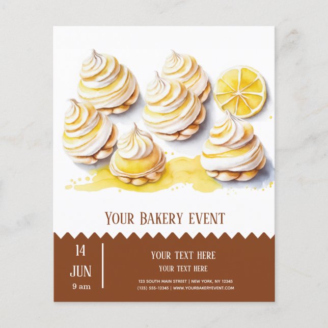 Bakery Bake flyer (Framsidan)