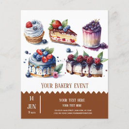 Bakery Bake flyer