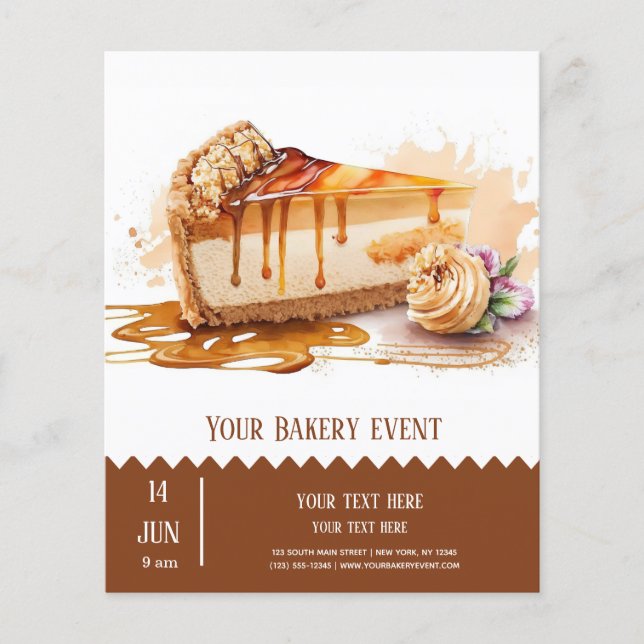 Bakery Bake flyer (Framsidan)