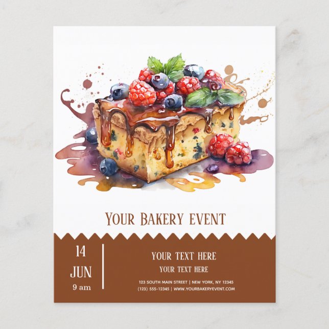 Bakery Bake flyer (Framsidan)