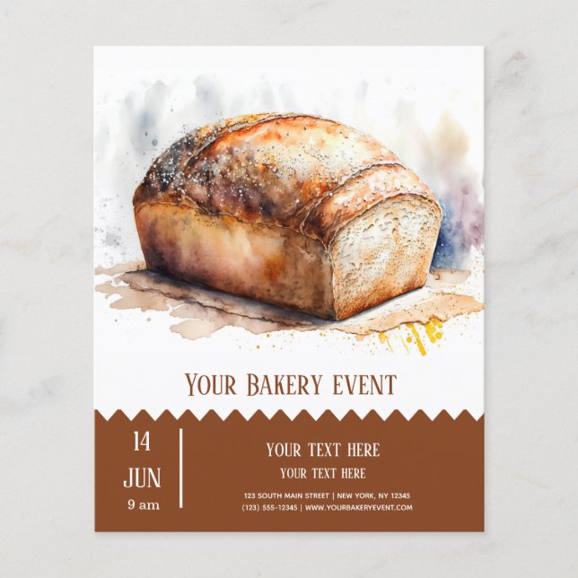 Bakery Bake flyer (Framsidan)