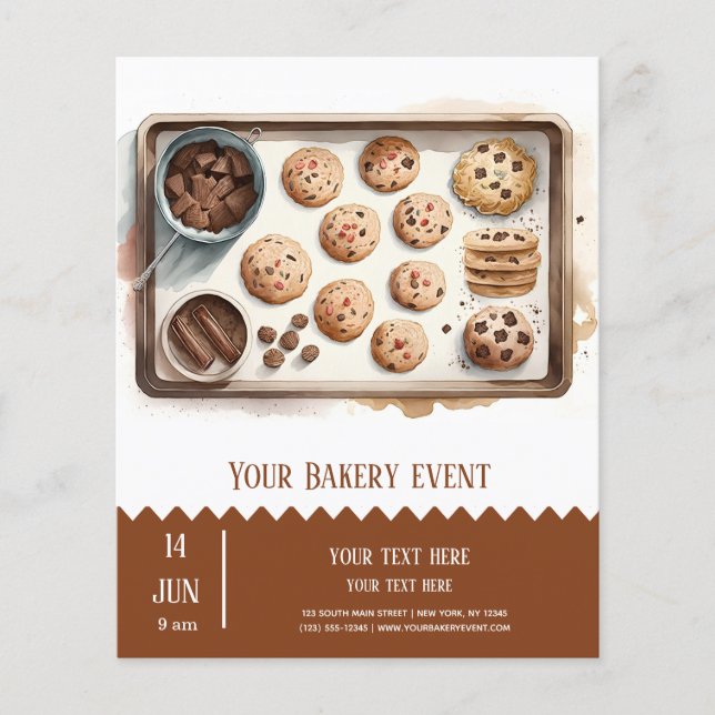 Bakery Bake flyer (Framsidan)