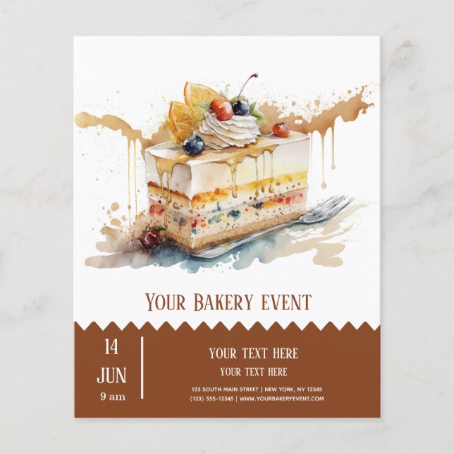 Bakery Bake flyer (Framsidan)