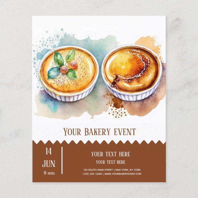 Bakery Bake flyer (Framsidan)