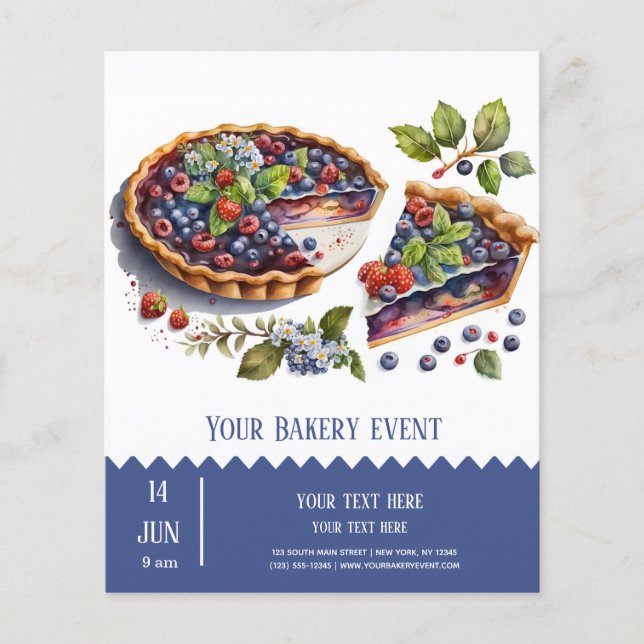 Bakery Bake flyer (Framsidan)