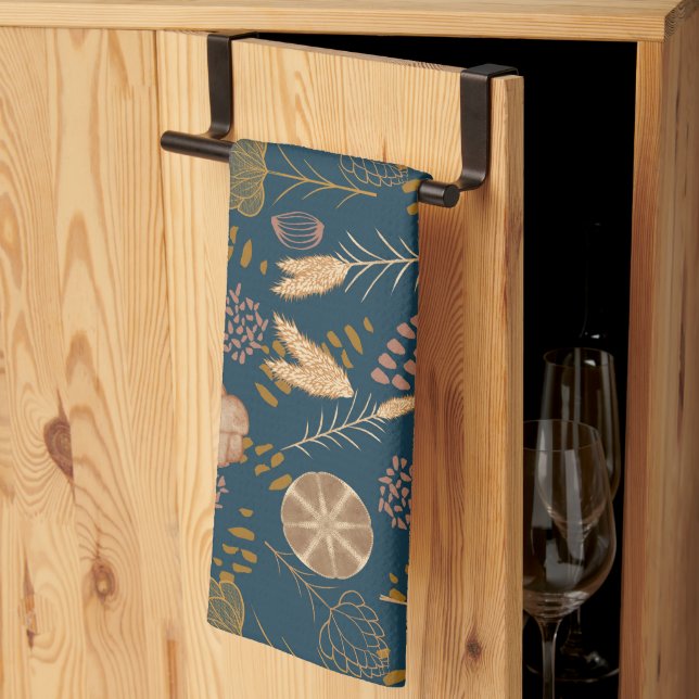 Bakery Bliss: Artisan Bread & Barley, Teal Kökshandduk (Thirds Fold)