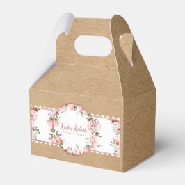 Bakery & Blommig Hantverkspapper Favoritlåda Presentaskar