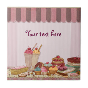 Bakery Boutique Cakes - Patisserie - Anpassa Kakelplatta