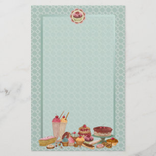 Bakery Boutique Cakes & Patisserie Stationery Brevpapper