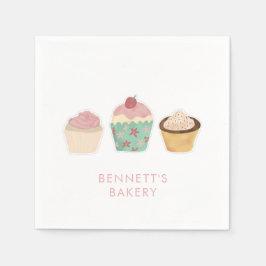 Bakery Cafe Cuptårta Business Takeaway Pappersservett