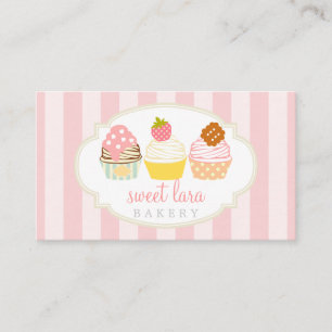 Bakery Cafe Retro Sweet Muffinss Cute Loyalty Card Lojalitetskort